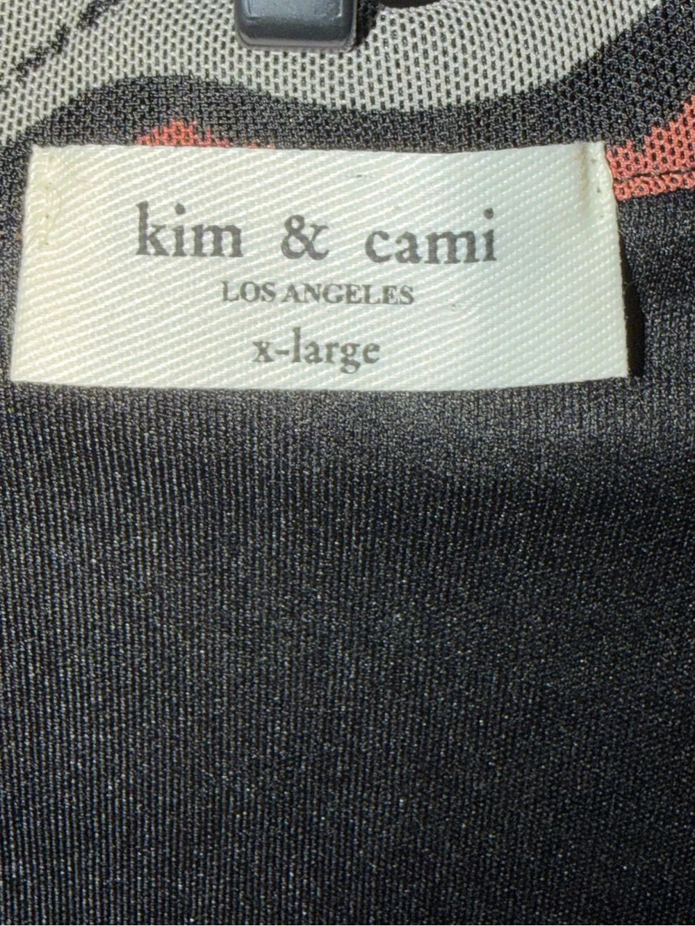 Kim & Cami Psychedelic Swirl Ruching Top